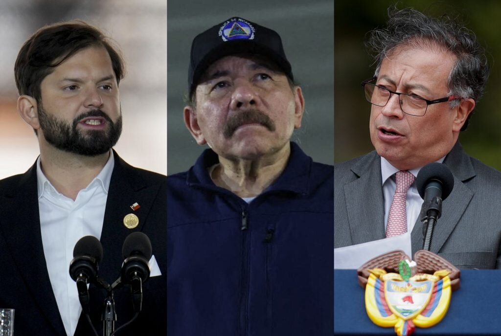 Daniel Ortega tildó a Gabriel Boric de pinochetito y a Gustavo Petro